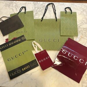 Gucci shopping bags